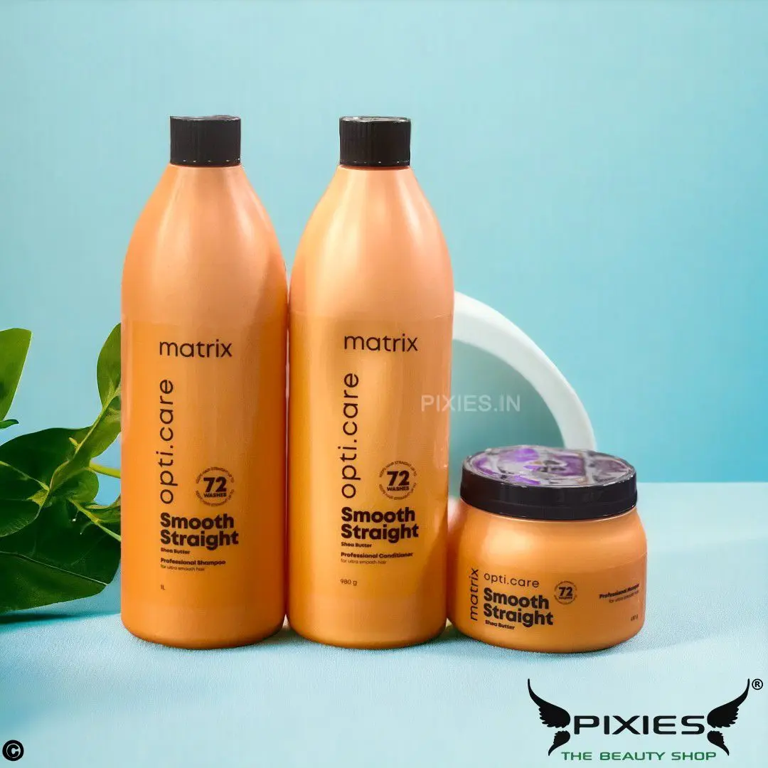 Picture of Matri,x Opti.Care Professional Shampoo & Conditioner for Frizzy Hair with Shea Butter Upto 4 Days Frizz Control (1000m + 980gm) - Multicolor
