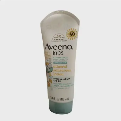 Picture of Aveeno Kids Continuous Protection Mineral Sunscreen Lotion 88ml