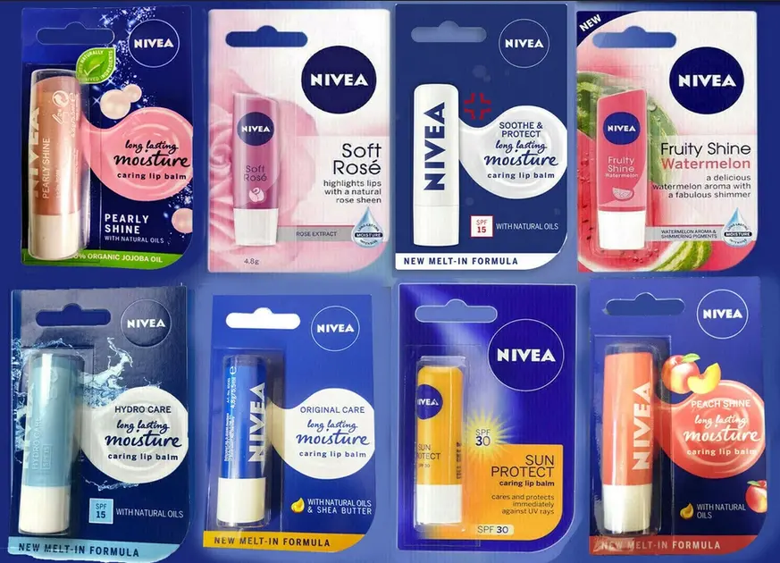 Picture of NIVEA Shine Lip Balm (4.8g), with Shea Butter Natural Oils and Vitamins 1pcs