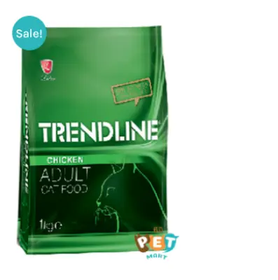 Picture of Trendline Cat Food Adult Chicken 1Kg - White