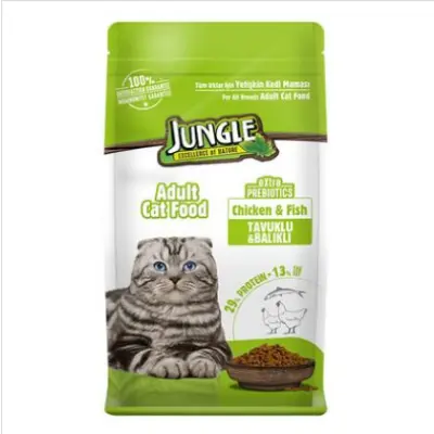 Picture of Jungle Adult Cat Food With Chicken and Fish 1.5Kg - 1.5 kg