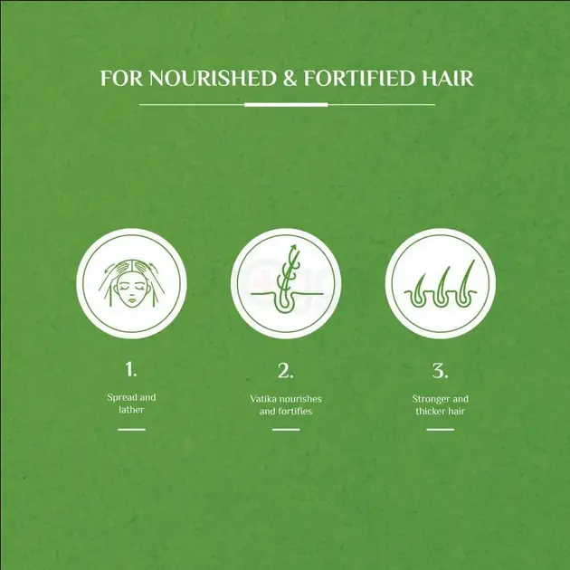 Picture of Vatika Natural Hairfall Shampoo for Weak hair & Prone to Hairfall Shampoo - (400ml)