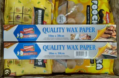 Picture of 2 pack Non Stick Microwave & Oven Proof Baking Parchment Paper (10M X 300Mm) 2 pack - White