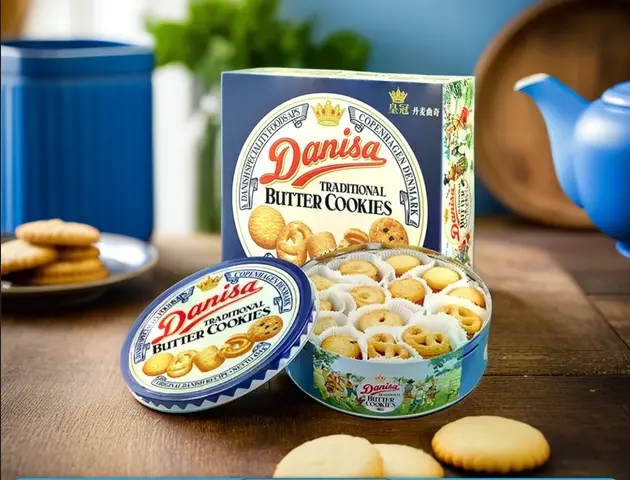 Picture of Danisa Traditional Butter Cookies Tin 454gm