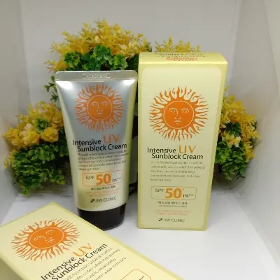 Picture of 3W Clinic Intensive UV Sunblock Cream with SPF50+ PA+++