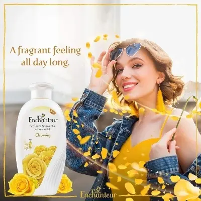 Picture of Enchanteur Charming Shower Gel, Shower Experience With Fine Floral Fragrance, 550 ml - Lavender