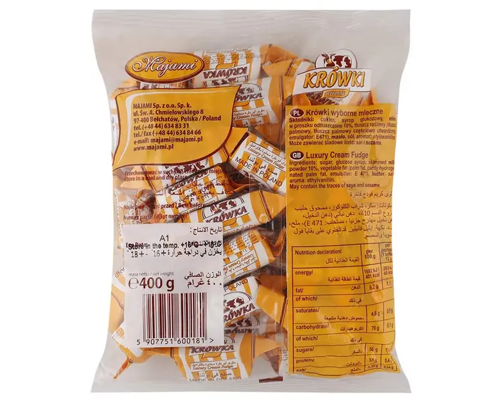 Picture of Chocolate & Candy Corner :: Krowki Cream Fudge Chocolate- 400g