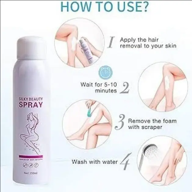 Picture of Kingyes Silky Beauty Quick & Painless Hair Removal Spray -150ml