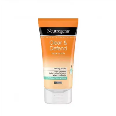 Picture of Neutrogena Clear And Defend Facial Scrub-150ml
