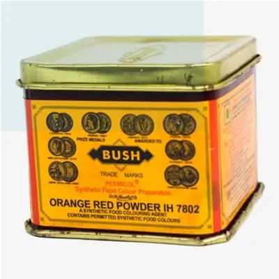 Picture of Bush Orange Red Food Color Powder 100gm