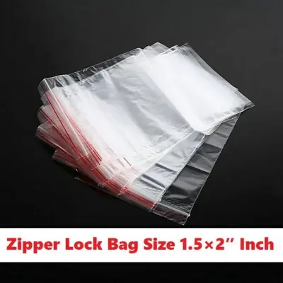 Picture of 200 pcs/lot Zip Poly (Size 2*1 inches)