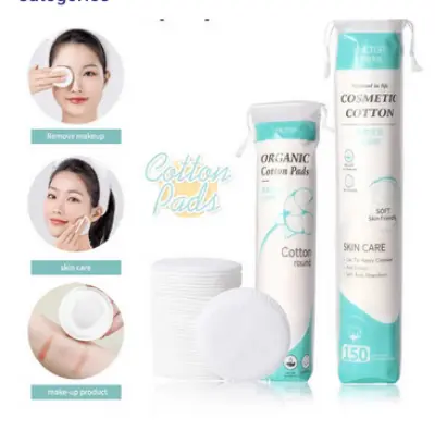 Picture of Round Cotton Wool Cosmetic-100 pcs - White