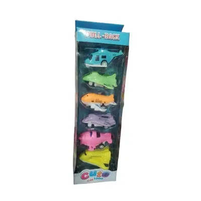 Picture of 6pcs Small car set Biman Helli Rocket etc