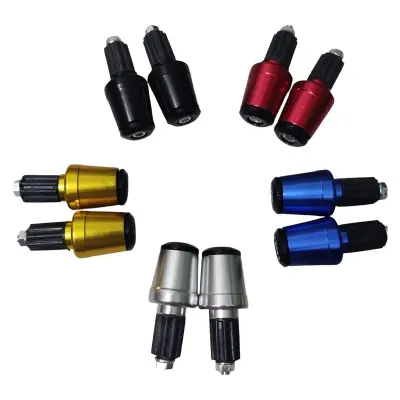 Picture of Motorcycle Motor Bike CNC 7/8" Aluminum Universal Handlebar Handle Gutli Hand Grip Bar End Plug Cap Slider