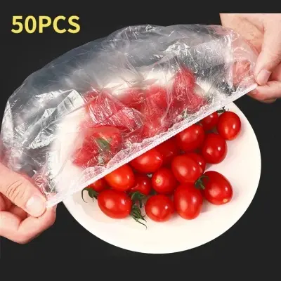 Picture of Reusable Disposable Food Cover Plastic Wrap Durable Elastic Food Lids for Bowls Elastic Plate Covers For Kitchen Food Saver Bag