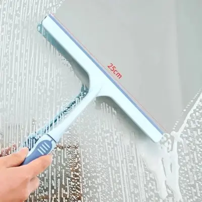 Picture of Silicone Water Wiper Plate Glass Cleaner Scraper Car Windshield Cleaning Squeegee For Car Windshield Window Bathroom Kitchen - 1pcs