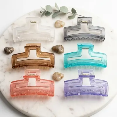 Picture of Super Quality Multicolour stylish Hair Clutcher for girls and women, Kakra, 1pcs