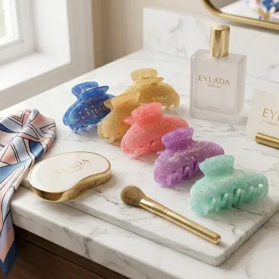 Picture of Super Quality Multicolour stylish Hair Clutcher for girls and women, Kakra, 1pcs