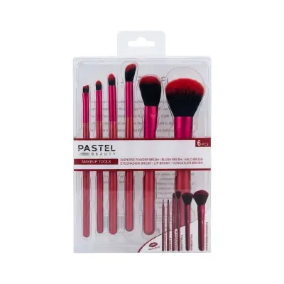 Picture of pastel Beauty Brush Set 6 pcs