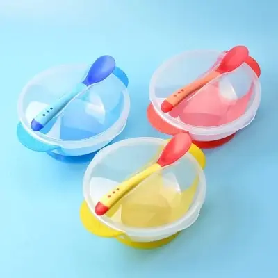 Picture of Baby Feeding Spoon and Bowl Set 1pcs