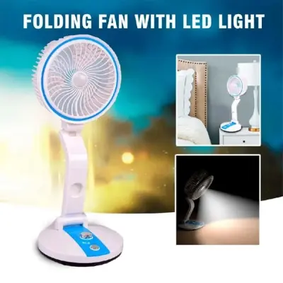 Picture of Rechargeable Folding Table Fan with Light