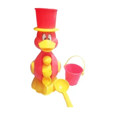 Picture of New Kids Shower Bath Toys Cute Yellow Duck Waterwheel Toys Baby Faucet Bathing Water Spray Tool Dabbling Toy Gifts Bath Toy For Kids
