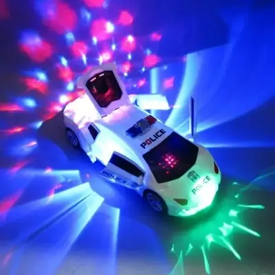 Picture of Dream Super Remote Control Rechargeable Car Toy With 3D Lighting & Music System Multicolor For Kids-1 Piece