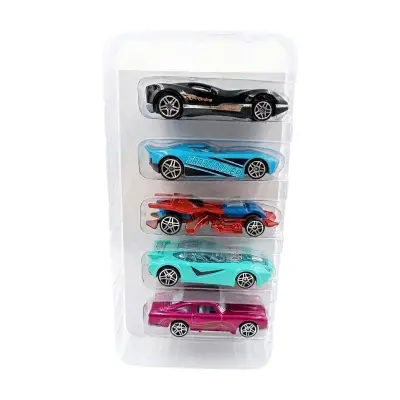 Picture of 5pcs set Dream Racing Car Models Pull Back Toy Bus Collection car for children gifts