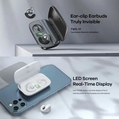 Picture of REMAX TWS-17 True Wireless Stereo Earbuds Hands-Free Calling HD Voice Touch Sensing Earphones LED Digital Display