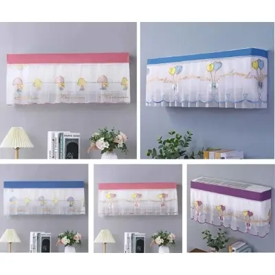 Picture of Dustproof AC Cover (1 ton & 1.5 Ton)- AC Protector Dust Cover/ AC Cover Indoor - AC Cover / Air Conditioner AC Cover Dustproof Practical Beautiful Design & Colorful Protective Cover/ Air Conditioner Cover, Printing Air Dustproof Cover