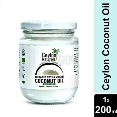 Picture of Ceylon_Naturals Organic_Extra Virgin Coconut_Oil 200ml