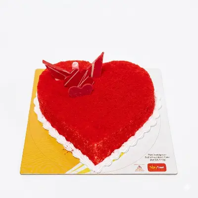 Picture of Red velvet heart shape 300 gm