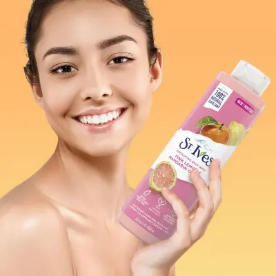 Picture of St. Ives Exfoliating Body Wash Pink Lemon & Mandarin Orange 650ml - Sweet