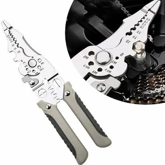 Picture of ✨🔧 Multifunctional Wire Stripper, Crimper & Cable Cutter Pliers – Premium Stainless Steel Electrical Wire Stripping Tool | Professional Electrician’s Choice for Accuracy & Durability 🔌⚡