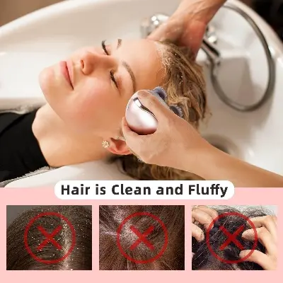 Picture of Rechargeable Scalp Massager with Soft Silicon for Relaxing Scalp Massage, Head Massager, and Hair Massager for Hair Growth - Enhance Hair Wellness and Relaxation - Multicolor