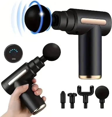 Picture of Mini Smart & Portable Massager Deep Tissue Massage Gun High-Speed Percussion Therapy | Pain Relief for Neck, Back, Shoulder, Foot & More | For Men & Women - Multicolor