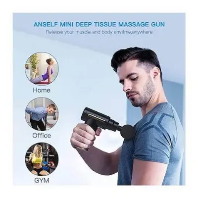 Picture of Mini Smart & Portable Massager Deep Tissue Massage Gun High-Speed Percussion Therapy | Pain Relief for Neck, Back, Shoulder, Foot & More | For Men & Women - Multicolor