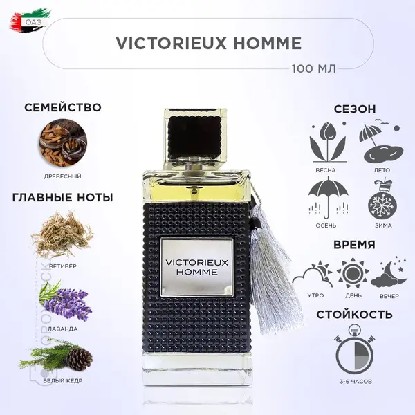 Picture of Lattafa Vurv Victorieux Homme Eau de Parfum, for men100ml