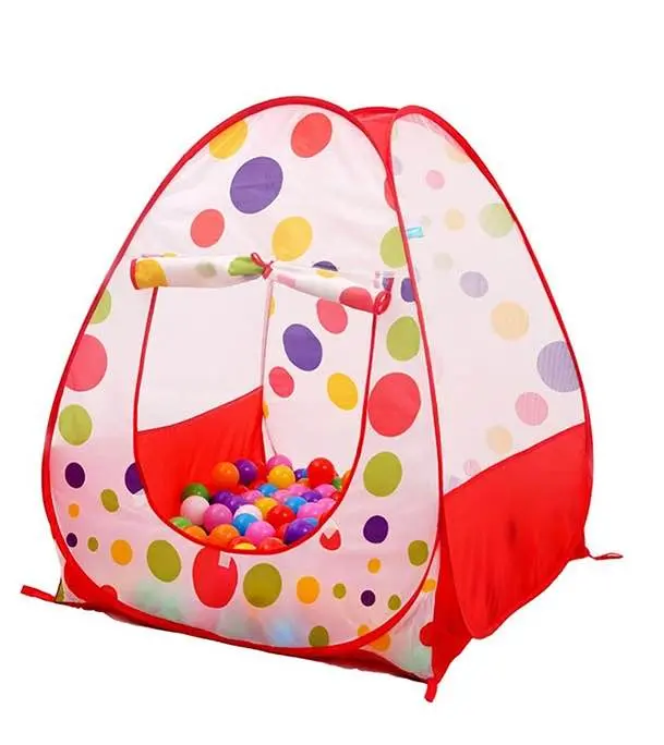 Picture of Baby Tent Play House for Kids With 50 pcs plastic balls - Multicolor