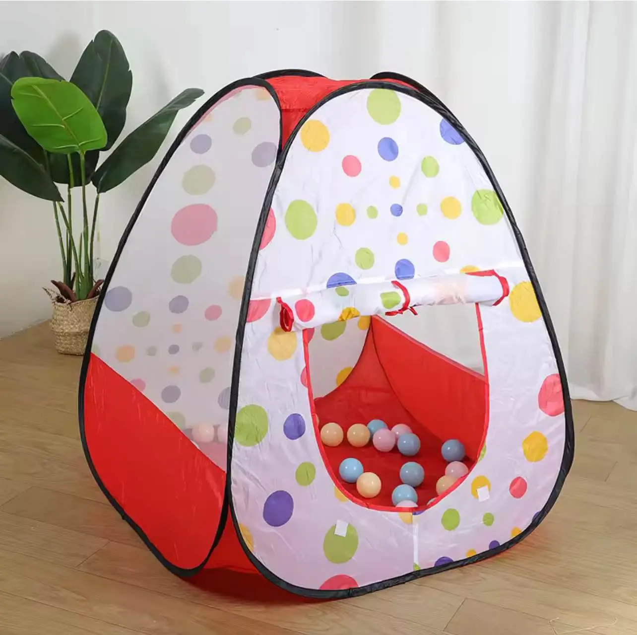 Picture of Baby Tent Play House for Kids With 50 pcs plastic balls - Multicolor