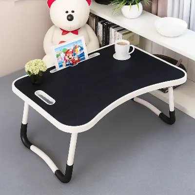 Picture of Foldable Home Laptop Notebook Stand/Desk Table For Study (With Drawer) Practical Study Table WithStorage
