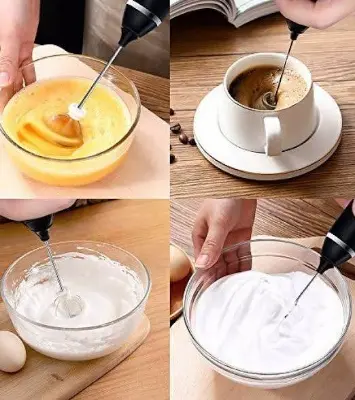 Picture of Electric Rechargeable Handheld Coffee Mixer - Perfectly Blend Your Brews With Ease - Multicolor