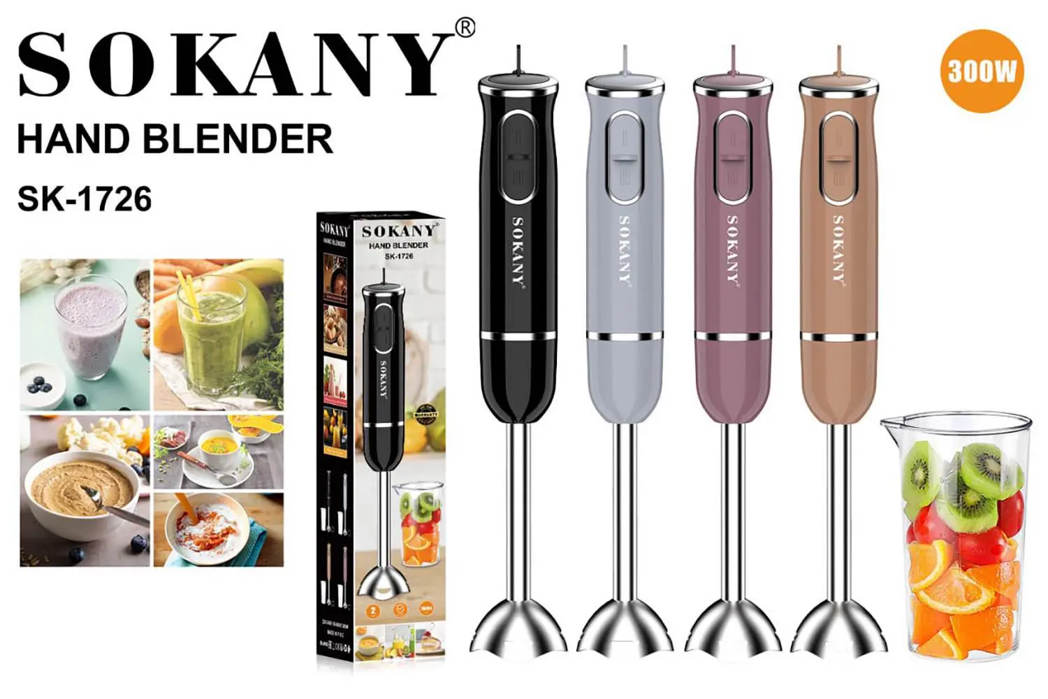 Picture of Sokany Hand Blender For Easy To Use