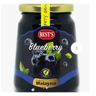 Picture of Best's Blueberry Fruit Jam Conserve 450 g(Malaysia )
