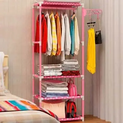 Picture of 3 Layer Cloth Organizer Rack Wardrobe - Multicolor