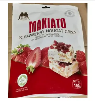 Picture of (pack of 2)-Twinfish MAKIATO Macchiato Strawberry Nougat Crisp 150g (pack of 2)