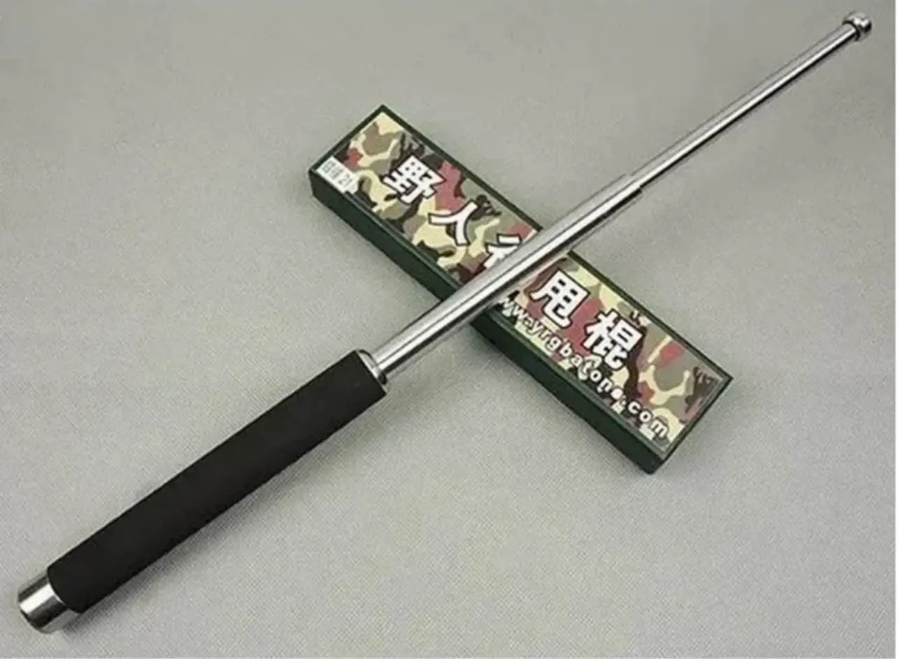 Picture of 26 Inches Portable Stainless Steel Stick Camping, Hiking, Outdoor Tool - Multicolor