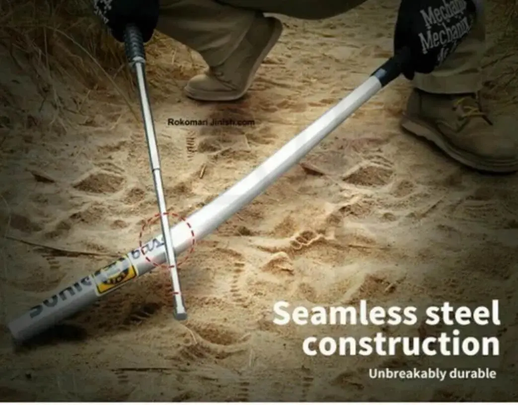 Picture of 26 Inches Portable Stainless Steel Stick Camping, Hiking, Outdoor Tool - Multicolor