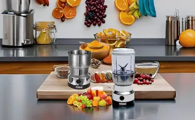 Picture of Nima Electric 2 in 1 Blender and Grinder Offers Convenient and Versatile Blending and Grinding Functions - Multicolor