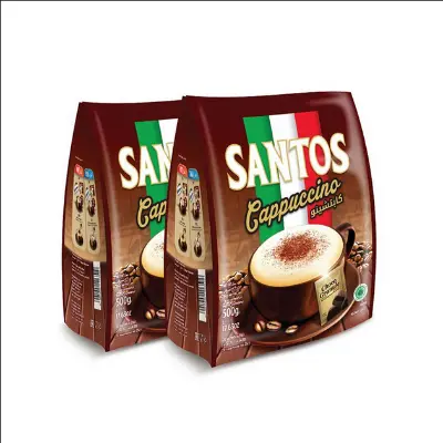 Picture of Santos Cappuccino 3 In1 With Choco Granule Coffee - 500g*2pcs =1000g